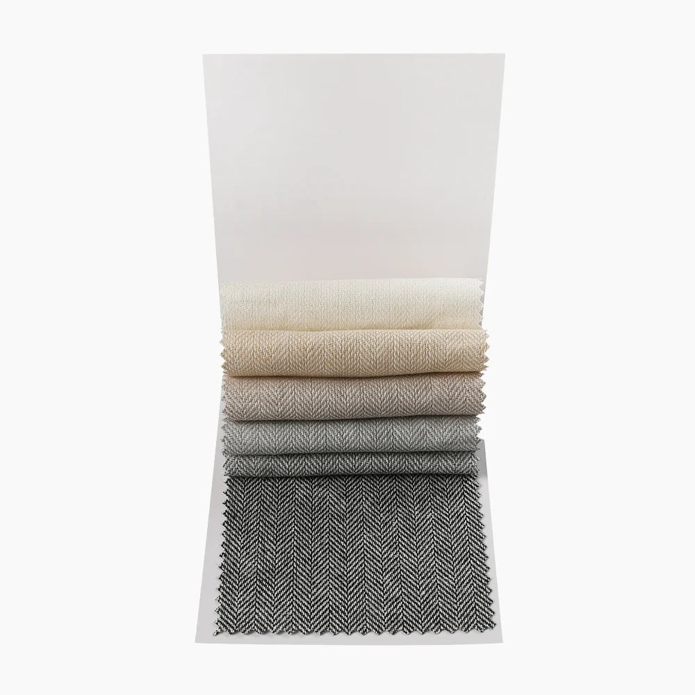 Premium Linen Cotton Herringbone Notebook - 6 Elegant Colors for Journaling, Sketching & Office Use