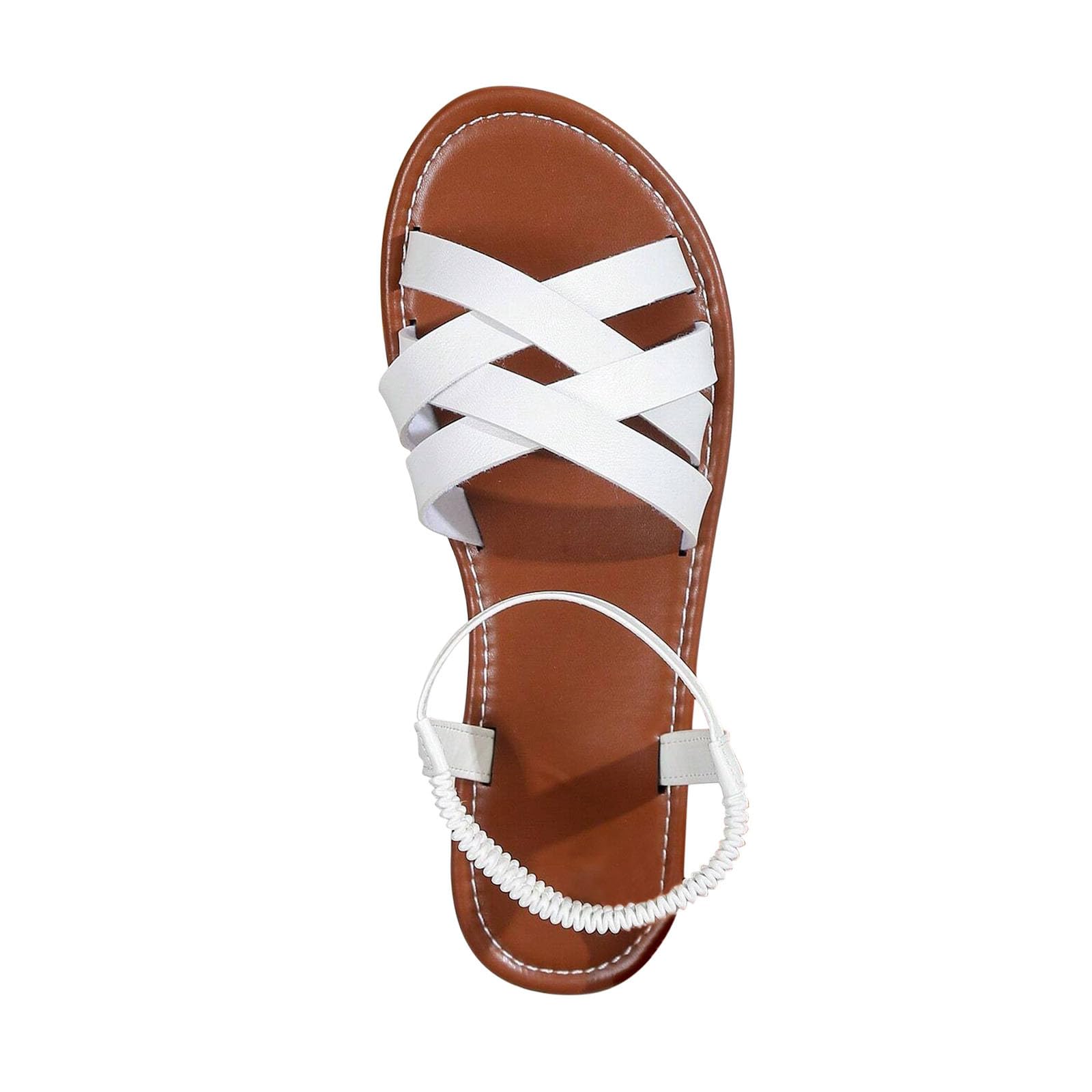 2024 Women's Fashionable Oversized Flat Roman Sandals - Comfortable Beach Sandals for Summer, Pink Casual Shoes for Walking, Travel & Outdoor Activities