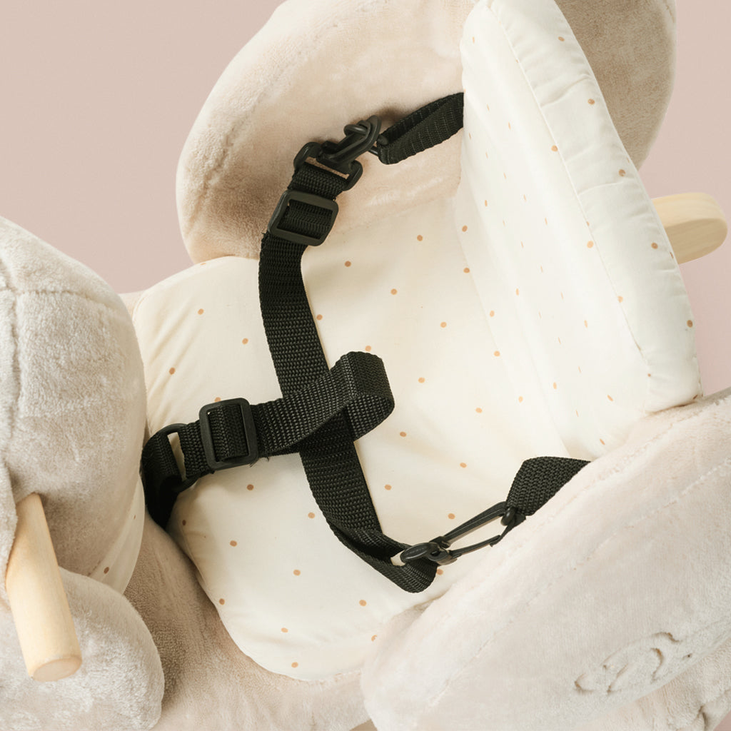 Charlie the Dog Rocker Plush Toy - Soft Vanilla Stuffed Animal for Kids, Perfect for Cuddling, Playtime & Nursery Decor