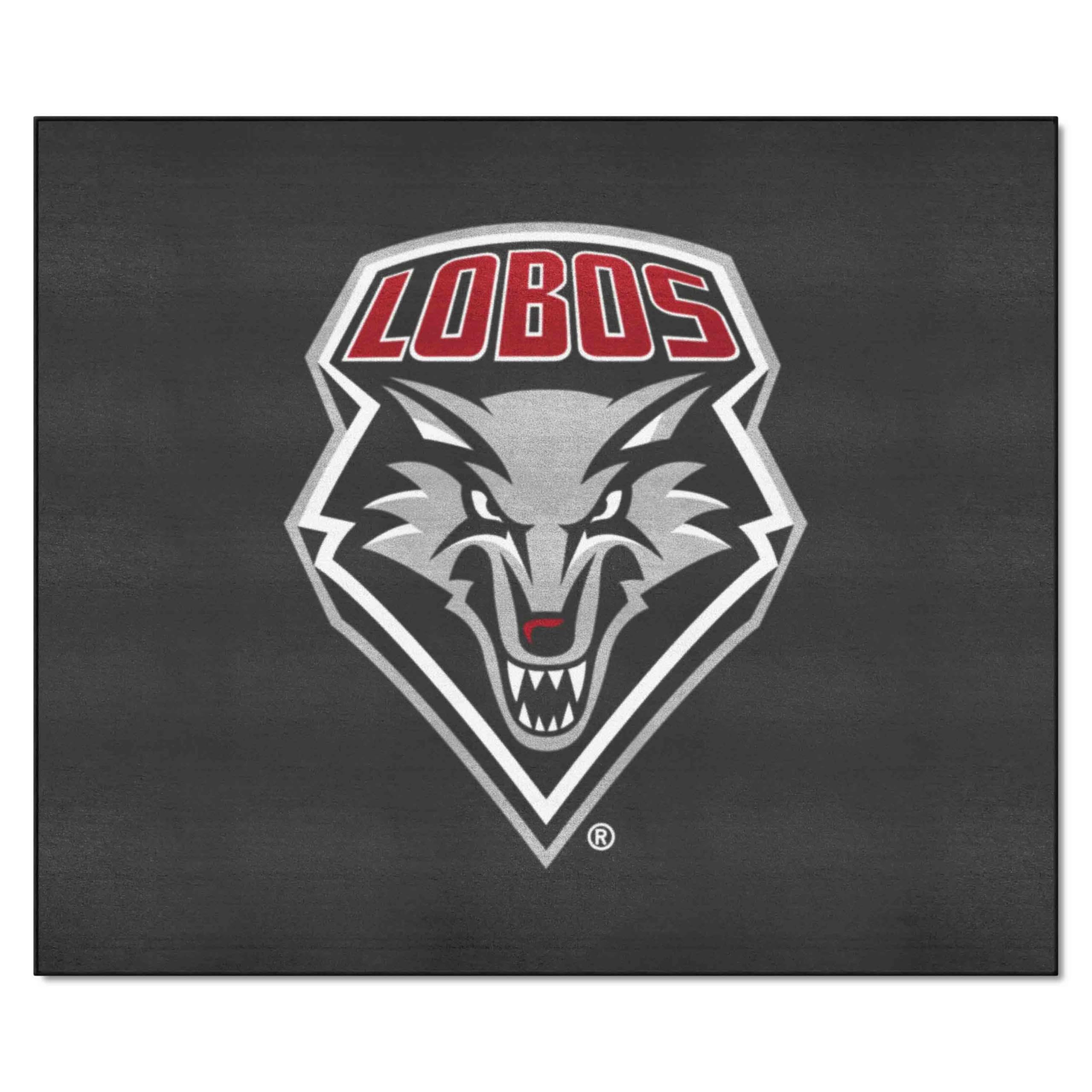 FANMATS 1473 New Mexico Lobos Tailgater Rug - 5ft x 6ft College Sports Fan Area Rug, Durable Home Decor Carpet & Outdoor Tailgating Mat for Game Day Parties, Man Cave & Fan Zone Decorations