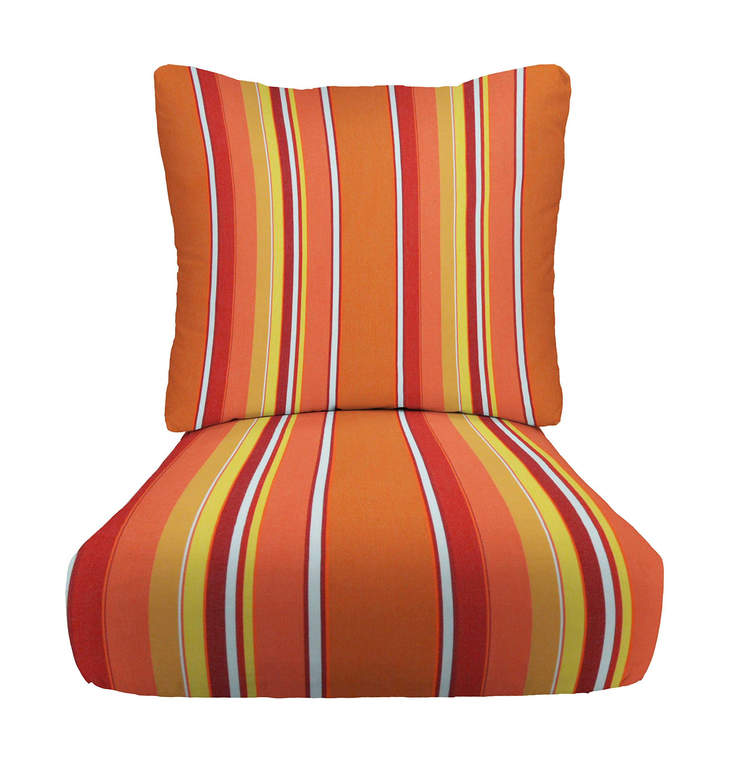 RSH DECOR: Sunbrella Deep Seating Cushion with Pillow Back - 23