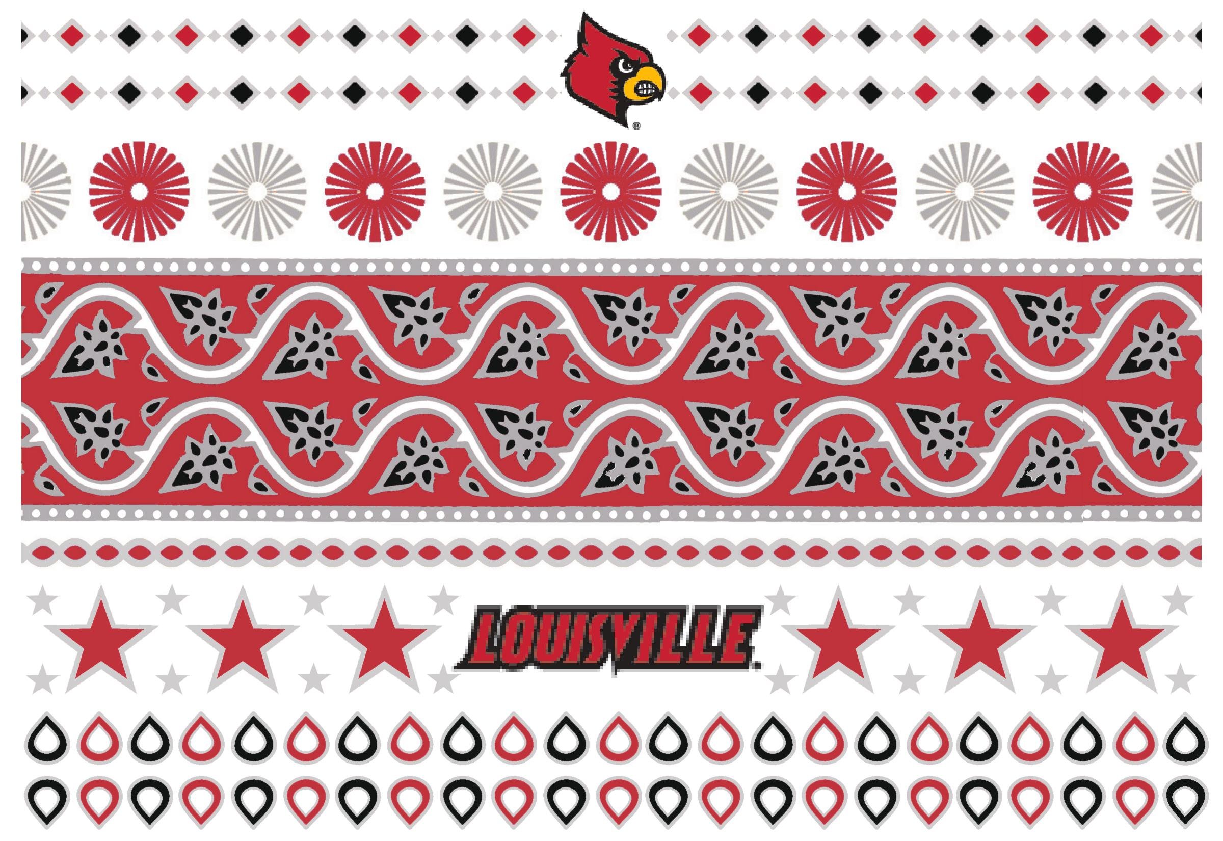 Louisville Cardinals Temporary Tattoos - NCAA Team Spirit Jewelry for Game Day, Parties & Fan Events - Waterproof & Long-Lasting Sports Tattoos for Men, Women & Kids