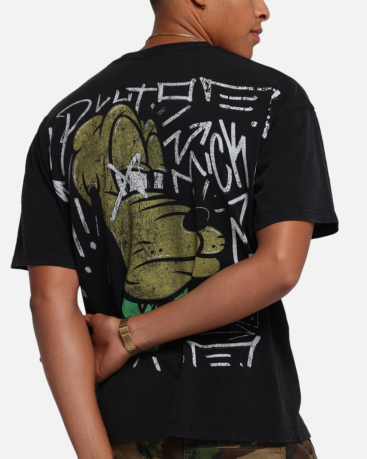Disney Pluto Graphic T-Shirt for Men & Women - Soft Cotton Black Tee - Casual Wear for Fans, Gifts & Everyday Outfits