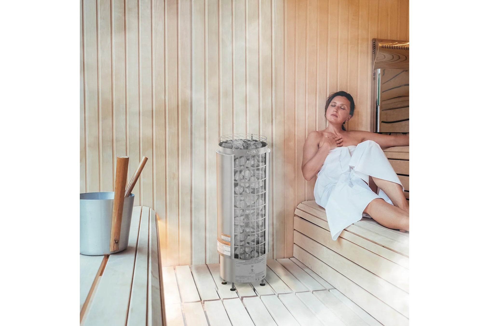 Harvia Cilindro Electric Sauna Heater - Premium Home Spa & Wellness Solution for Relaxation & Detox