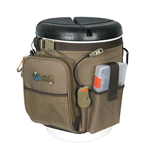 Wild River Rigger 5 Gallon Bucket Organizer with Accessories - Heavy Duty Tool Storage for Fishing, Hunting & Outdoor Activities (Model WT3507)
