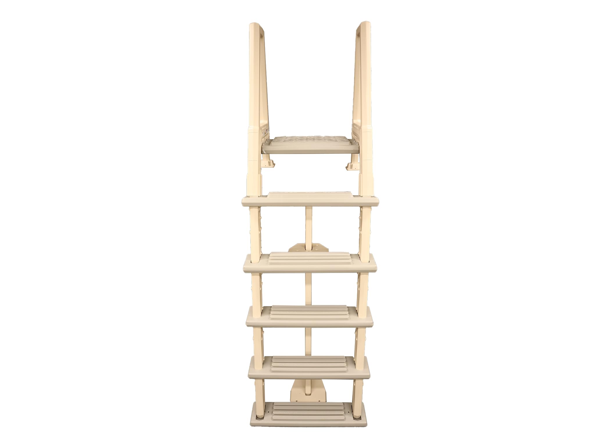 Heavy Duty Above Ground Swimming Pool Ladder for Decks - Confer Plastics 6000X Adjustable Height 42 to 56 Inches | Durable In-Pool Ladder for Easy Entry & Exit | Perfect for Backyard Pools, Spas & Deck Access
