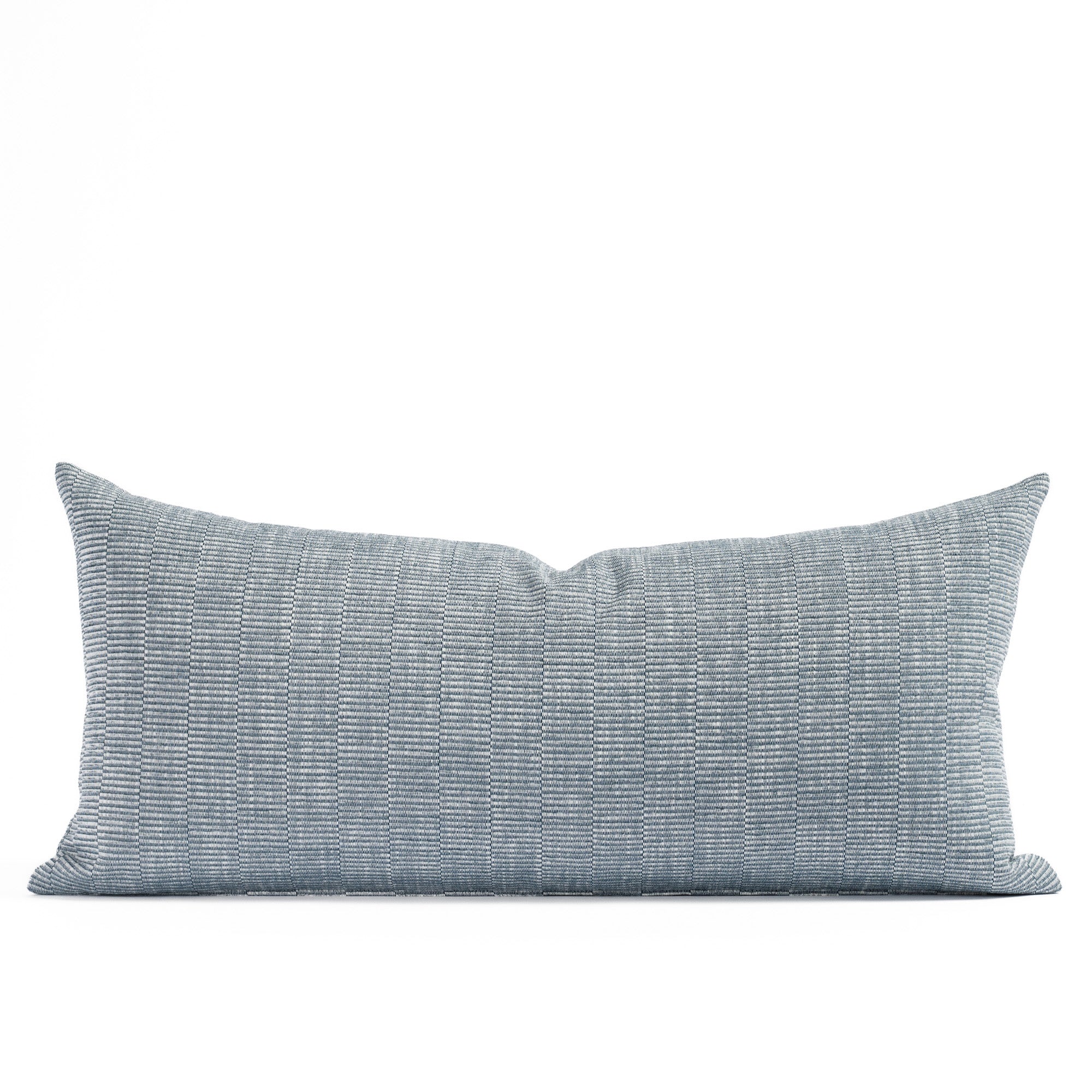 Lane 15x32 XL Lumbar Support Pillow - Premium Chambray Fabric for Back Pain Relief - Perfect for Office Chairs, Car Seats and Sofa Comfort