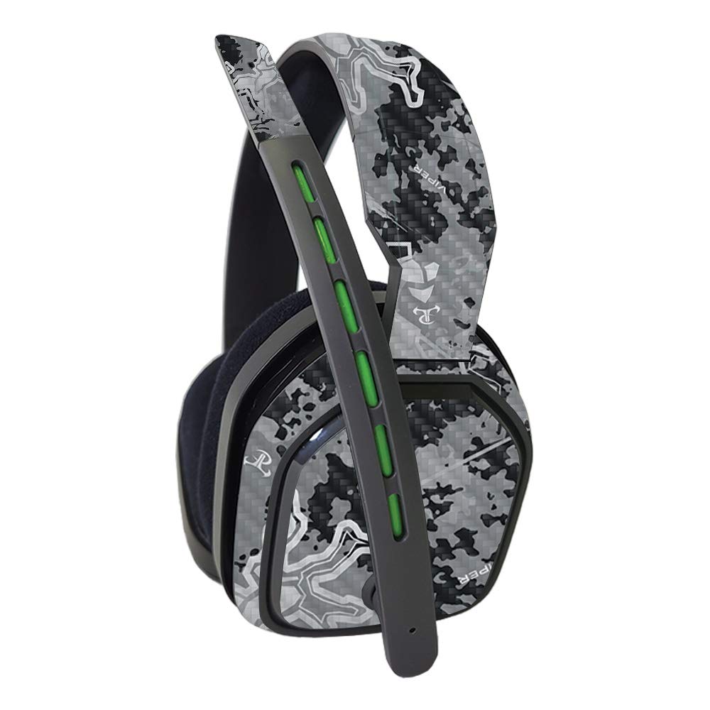 Premium Carbon Fiber Skin for Astro A10 Headset - Viper Urban Design | Protective & Durable Textured Finish | Easy to Apply & Change Styles | Made in USA | Perfect for Gaming, Streaming & Professional Use
