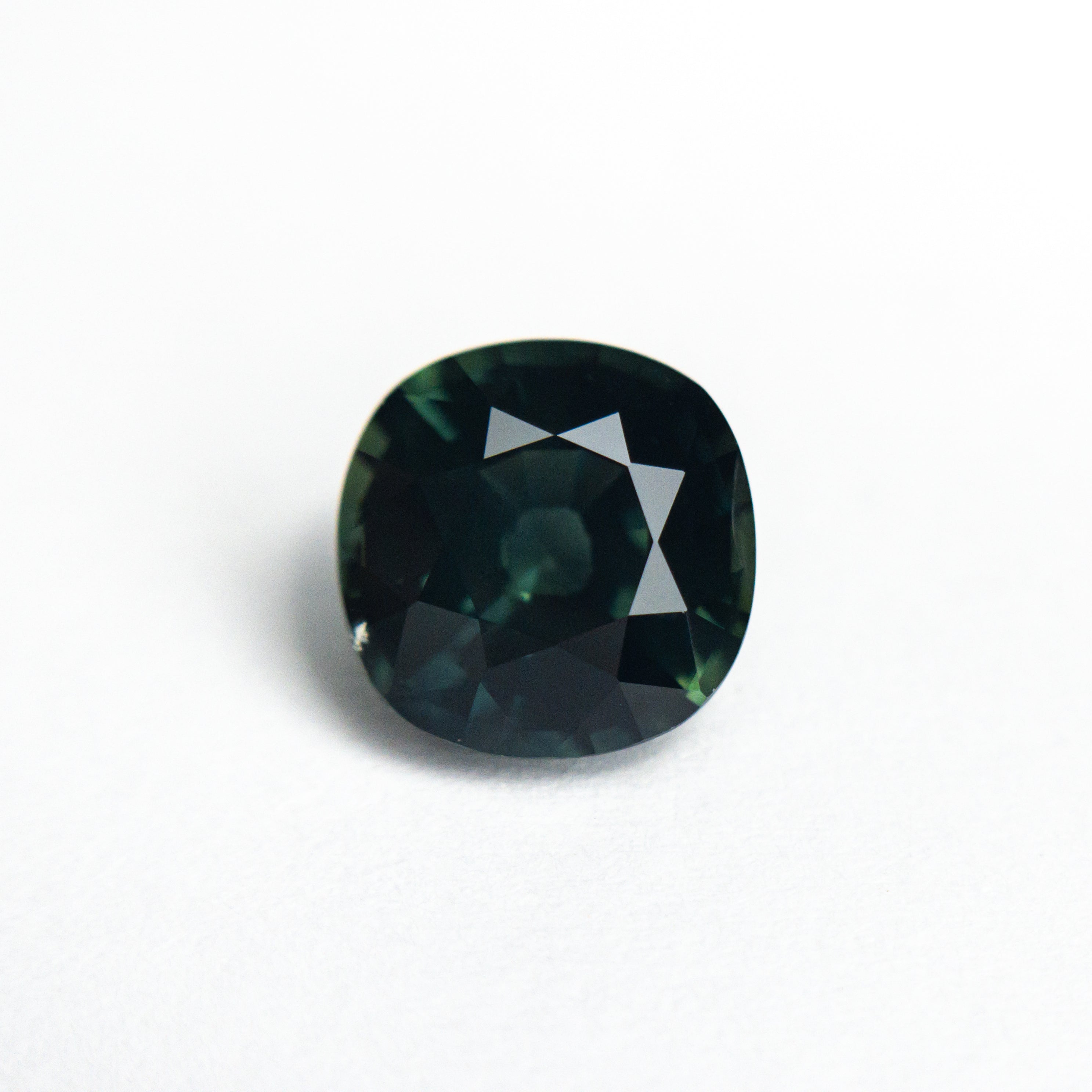 1.86ct Natural Cushion Cut Blue Sapphire Gemstone (7.10x7.05x4.56mm) - Certified Loose Stone for Engagement Rings & Jewelry Making