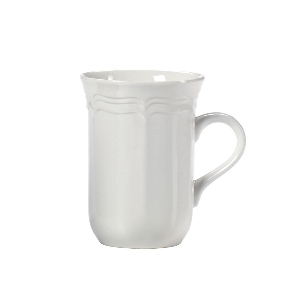 French Countryside® Porcelain Cappuccino Mug - 12oz Handcrafted Coffee Cup with Handle, Perfect for Home, Office, and Café Use - Ideal for Latte, Hot Chocolate, and Tea