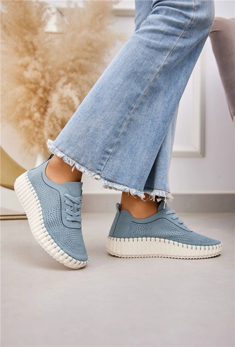 Mindie Comfort Trainers Blue - Lightweight Walking Shoes for Women & Men - Perfect for Running, Gym Workouts & Everyday Wear
