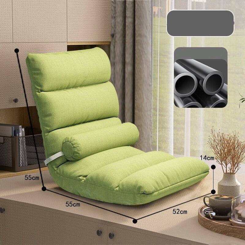 Comfortable Tatami Foldable Recliner Sofa Chair - Adjustable Backrest for Living Room, Bedroom & Outdoor Relaxation | Perfect for Lounging, Napping & Reading