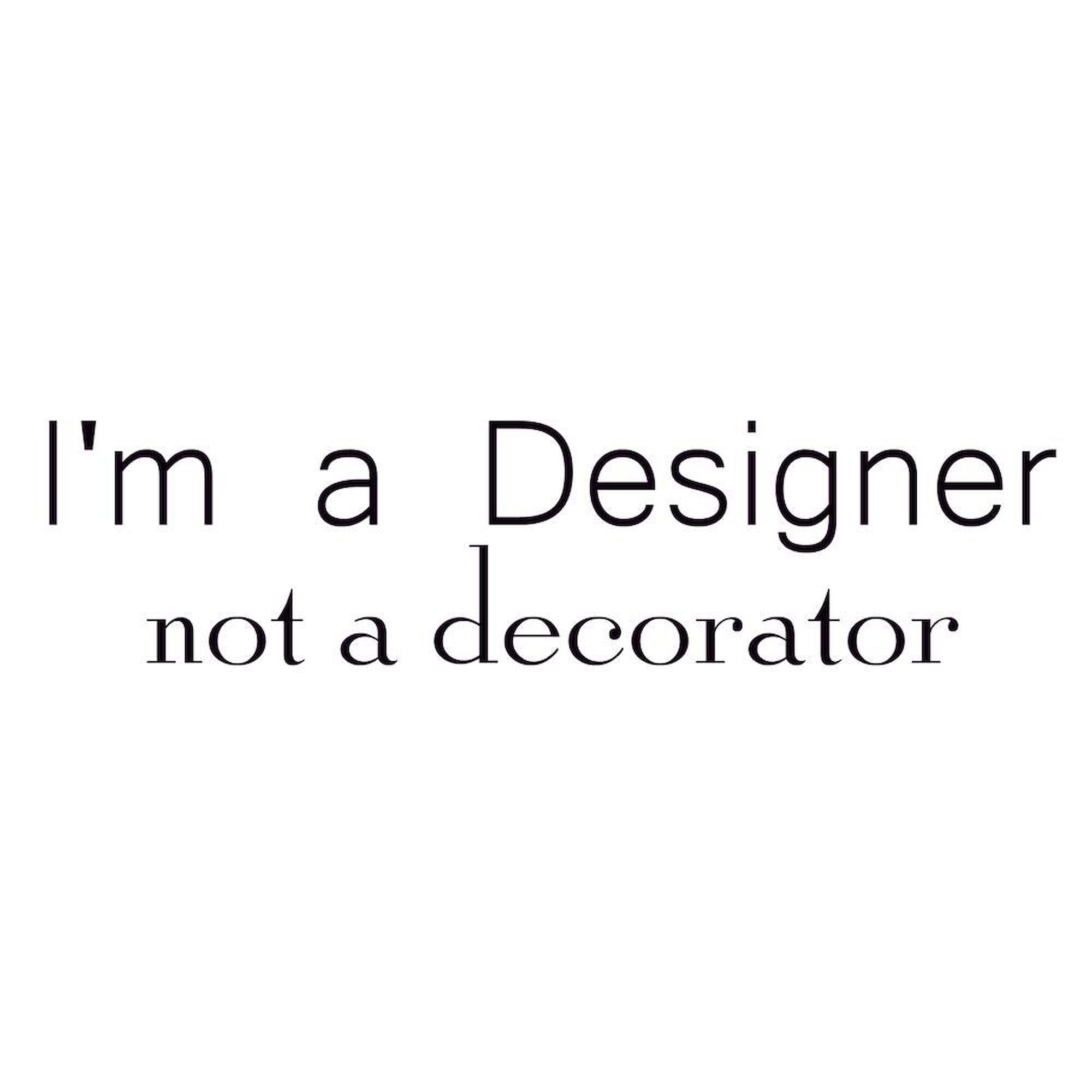 Not A Decorator Mug - 11 oz (325 ml) Ceramic Coffee Cup with Funny Quote - Perfect for Office, Home & Gifts - White Coffee Mug for Tea, Hot Chocolate & Cappuccino