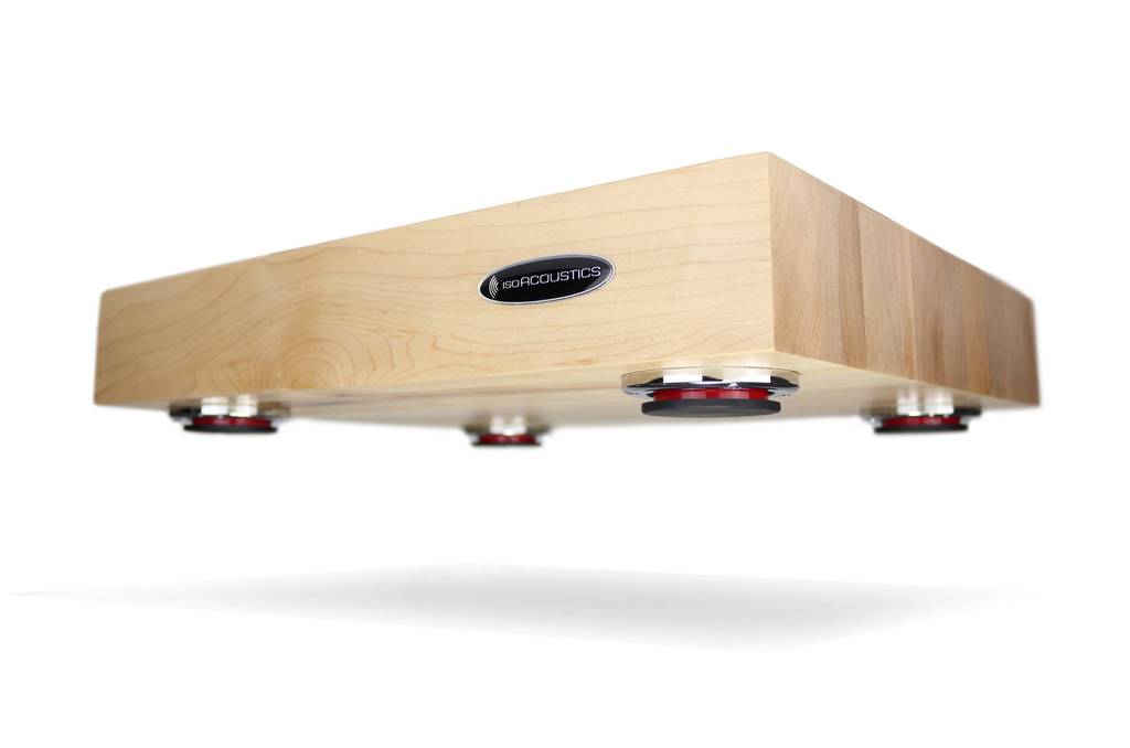 Isoacoustics Delos Turntable Isolation Platform - Premium Vibration Dampening for Vinyl Records - Perfect for Audiophiles & Home Theater Setups