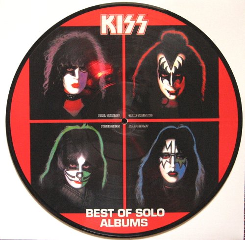 KISS BEST of SOLO ALBUMS - Ultra Rare 12 Inch Vinyl Picture Disc Record Album - Perfect for Music Collectors & Rock Fans
