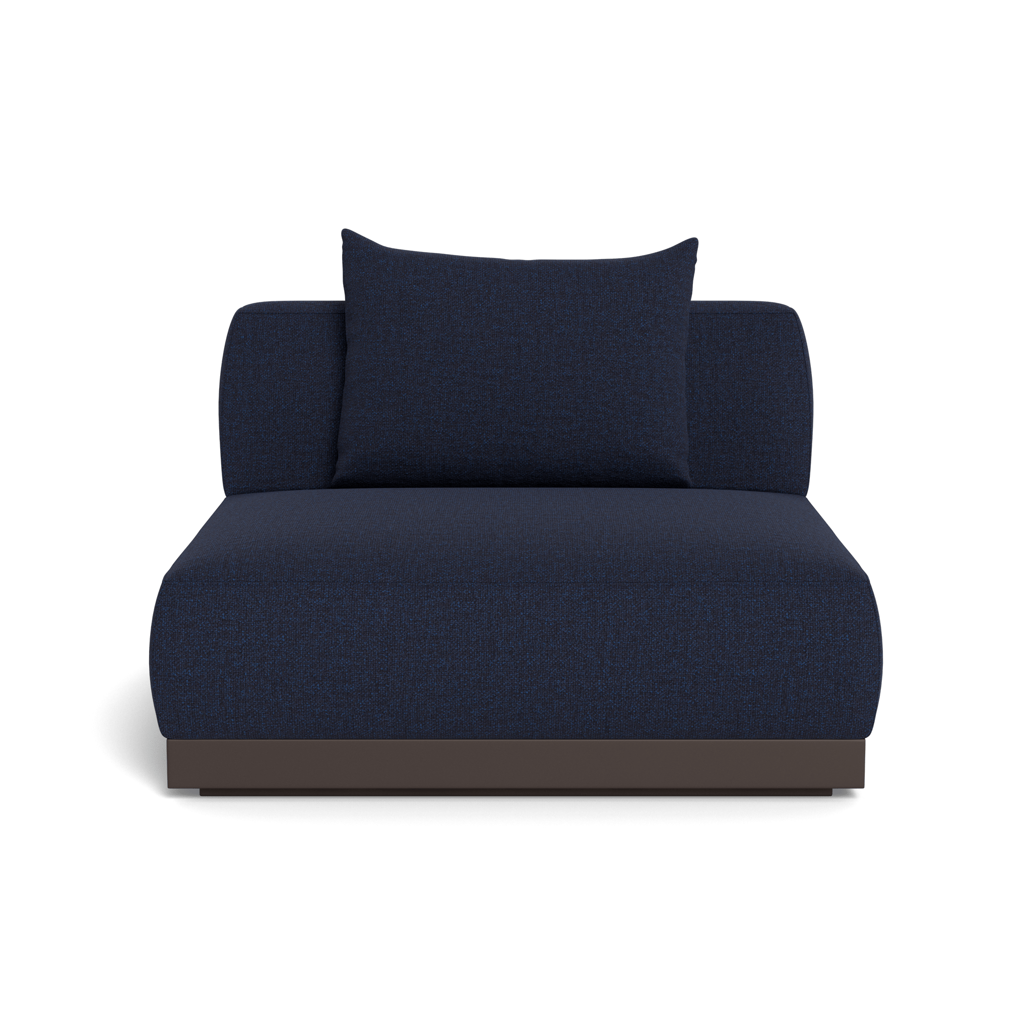 Amalfi Armless Single Sofa - Modern Minimalist Loveseat for Small Spaces | Perfect for Apartments, Studios & Cozy Living Rooms