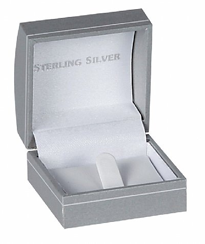 Isaac Kieran Velvet Jewelry Gift Box - Premium Travel Storage & Display Case for Rings (2.0 x 2.0 Inches, Elegant Grey) - Perfect for Engagement Rings, Wedding Bands & Jewelry Presentation