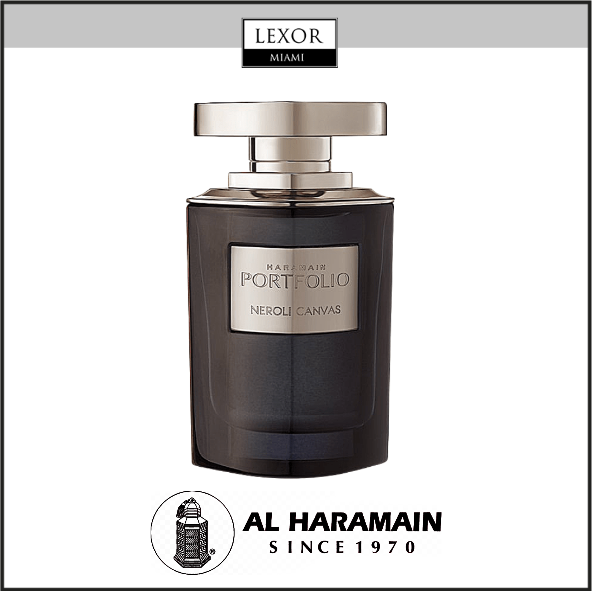 Al Haramain Portfolio Neroli Canvas 2.5oz Eau de Parfum for Men - Long-Lasting Citrus & Floral Fragrance, Perfect for Daily Wear, Office & Special Occasions
