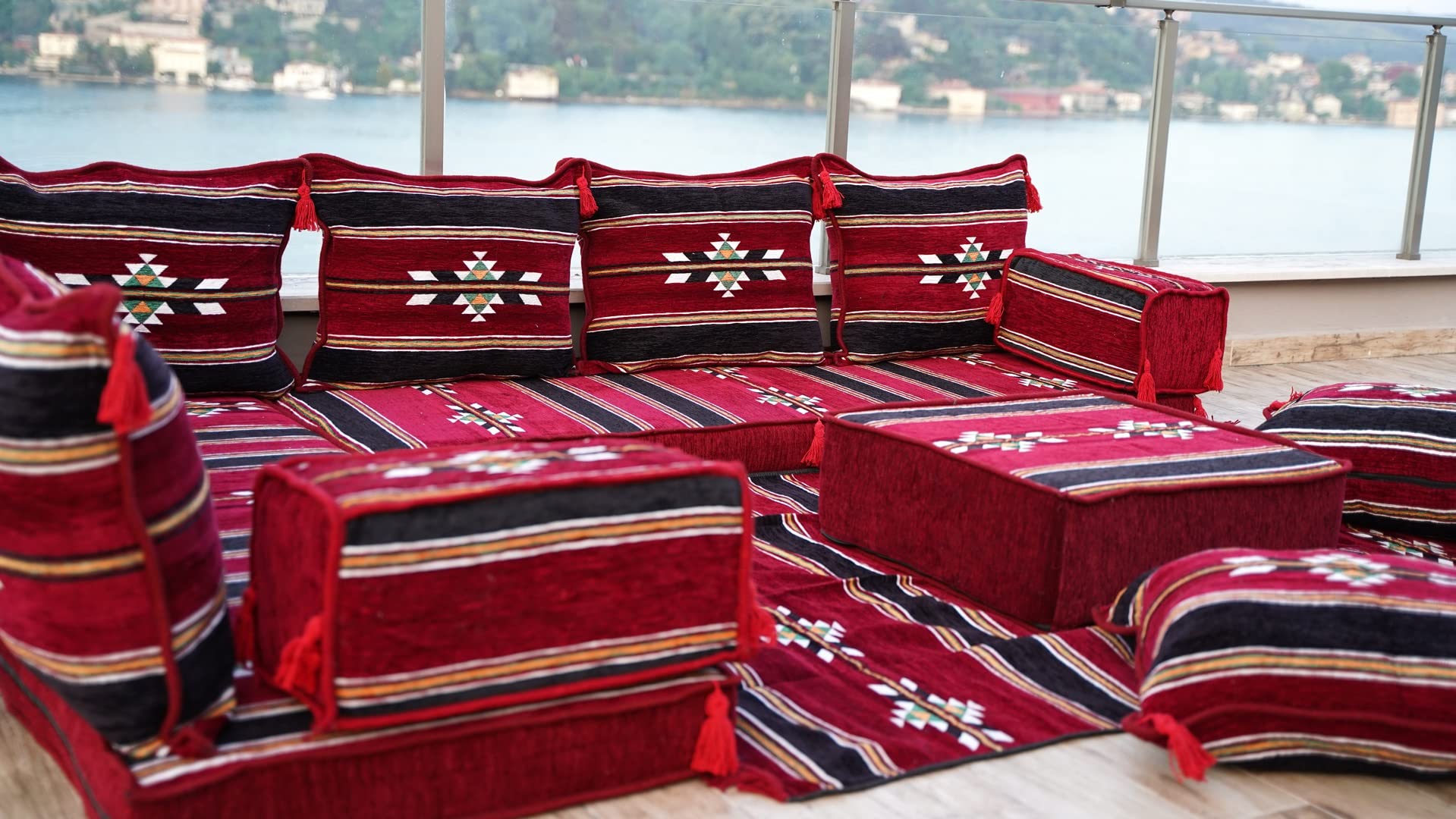 L-Shaped Floor Couch 4
