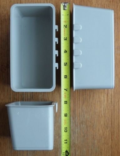 50 Pack Gray Hanging Feed & Water Cage Cups - 1.2 Quart (38 oz) for Chicken, Gamefowl, Poultry, Quail & Pheasant - Durable Plastic Bird Feeder for Coops, Aviaries & Backyard Farms