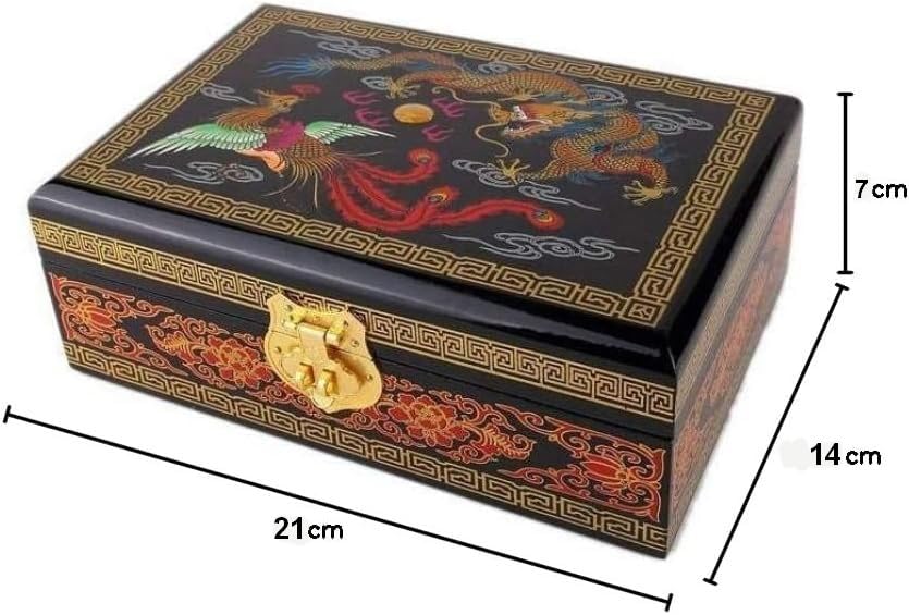 Imperial Design Jewelry Box - Elegant Wooden Storage for Rings, Necklaces & Earrings - Perfect for Gifts, Travel & Home Decor
