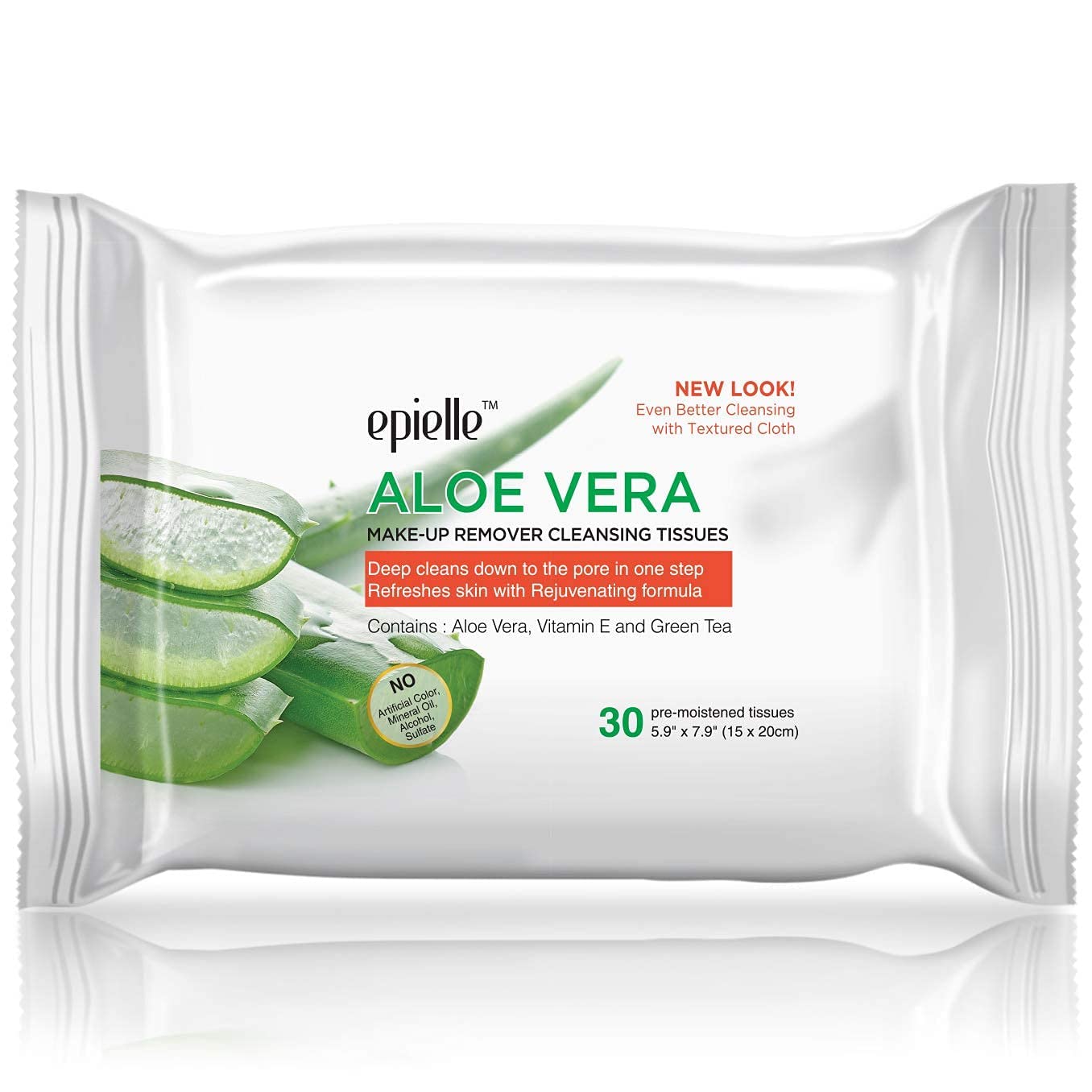 Epielle Charcoal & Collagen Makeup Remover Cleansing Wipes - Gentle for All Skin Types, Removes Dirt, Oil & Makeup - Infused with Aloe, Cucumber, Green Tea & Argan Oil - 30 Count (Pack of 6) - Perfect for Travel, Gym & Daily Skincare Routine