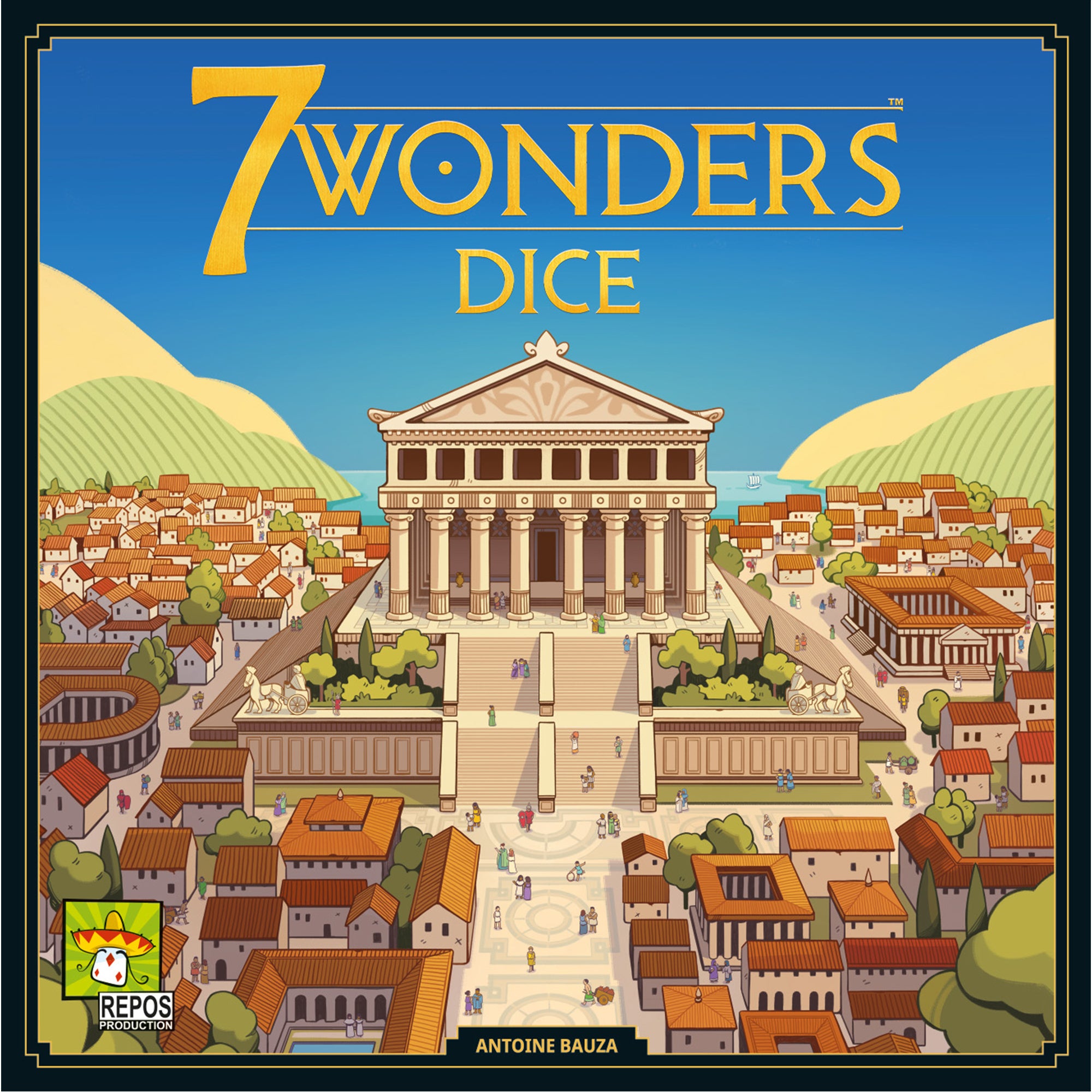 7 Wonders Dice Board Game - Strategy Game for Adults & Families - Perfect for Game Nights & Family Gatherings