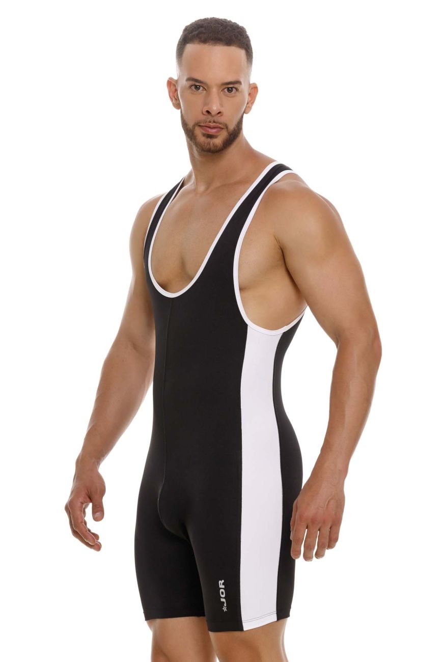 Jor Fighter Bodysuit 2133 - Premium Women's Workout & Yoga Bodysuit - High Waisted Tummy Control for Gym, Running & Dance