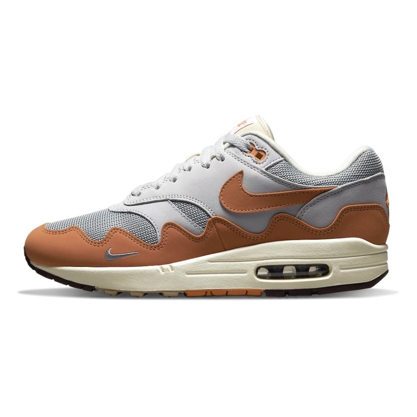 Nike Air Max 1 Patta Waves Monarch Running Shoes - Men's Comfortable Sneakers for Jogging, Gym & Casual Wear