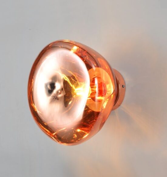Molten Lava Wall Lamp - Modern Volcanic Rock LED Night Light for Bedroom, Living Room & Dorm Decor - Creates Stunning Ambient Lighting for Relaxation & Mood Setting