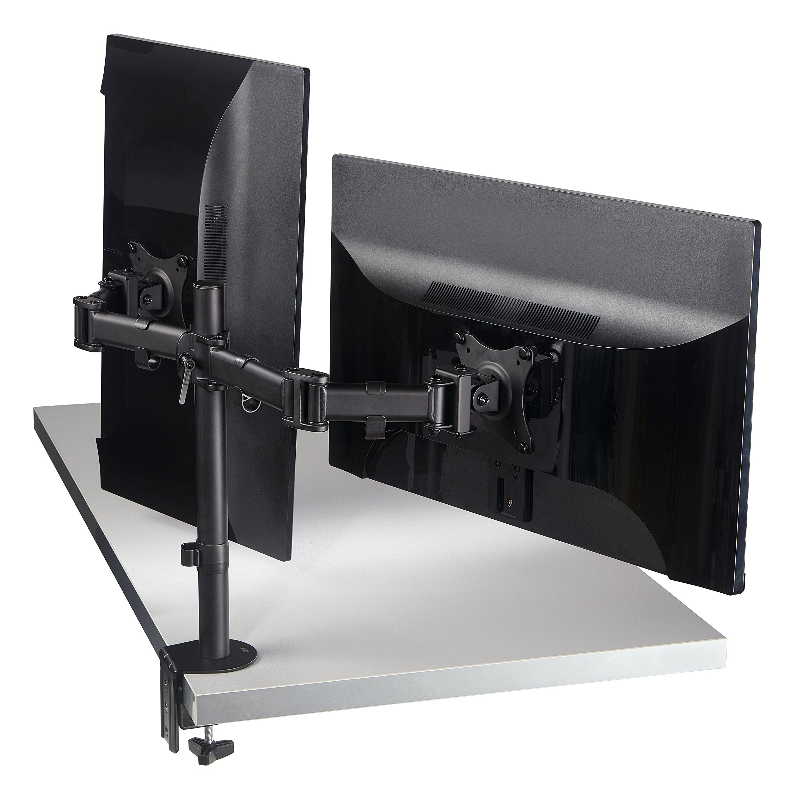 3M Dual Monitor Mount Stand - Adjustable Ergonomic Monitor Arm for 13