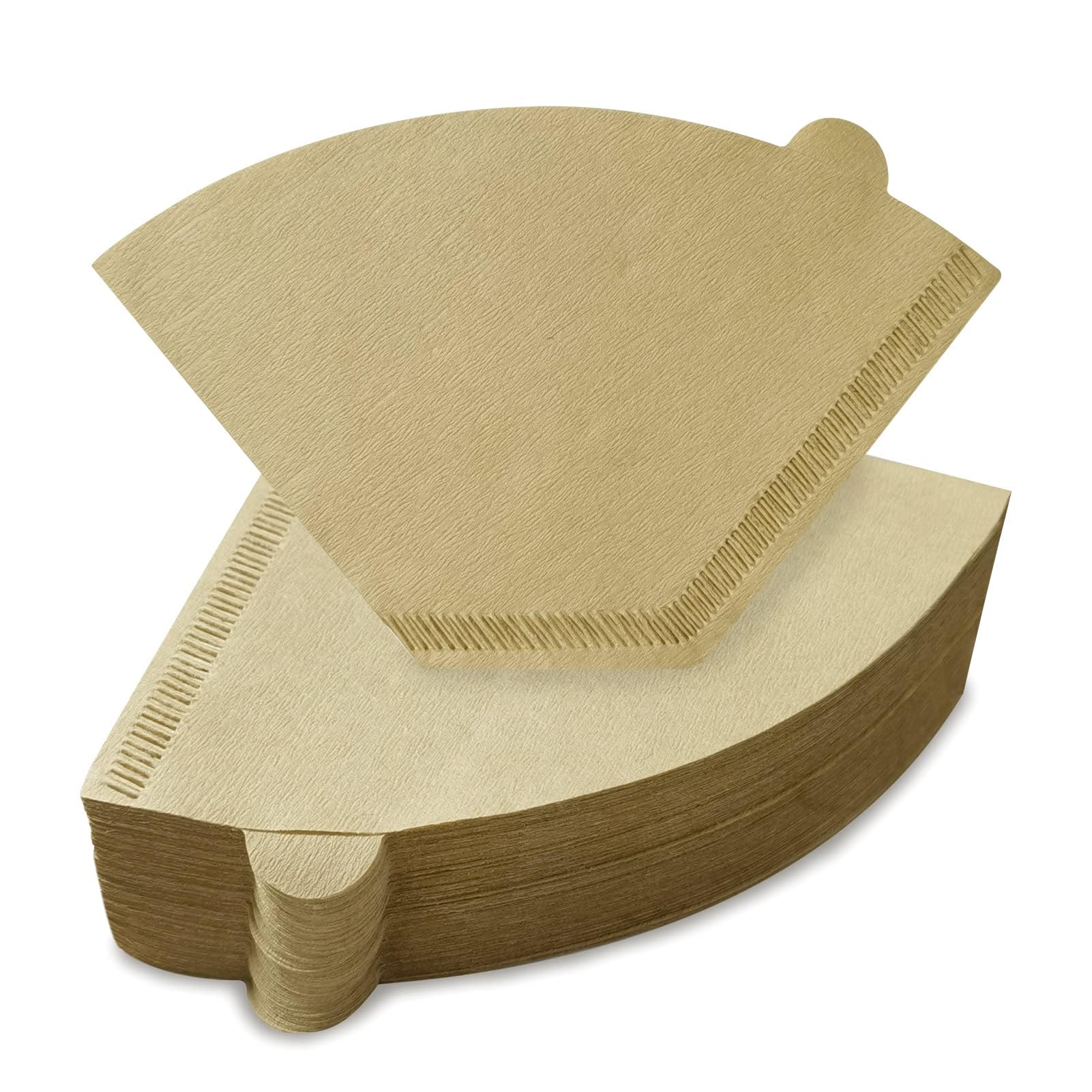 100 Count Unbleached #2 Cone Coffee Filters - Preserves Flavor, Fits Most Drip Coffee Makers - Easy to Use & Eco-Friendly Disposal - Perfect for Home Brewing, Office Use & Camping Trips