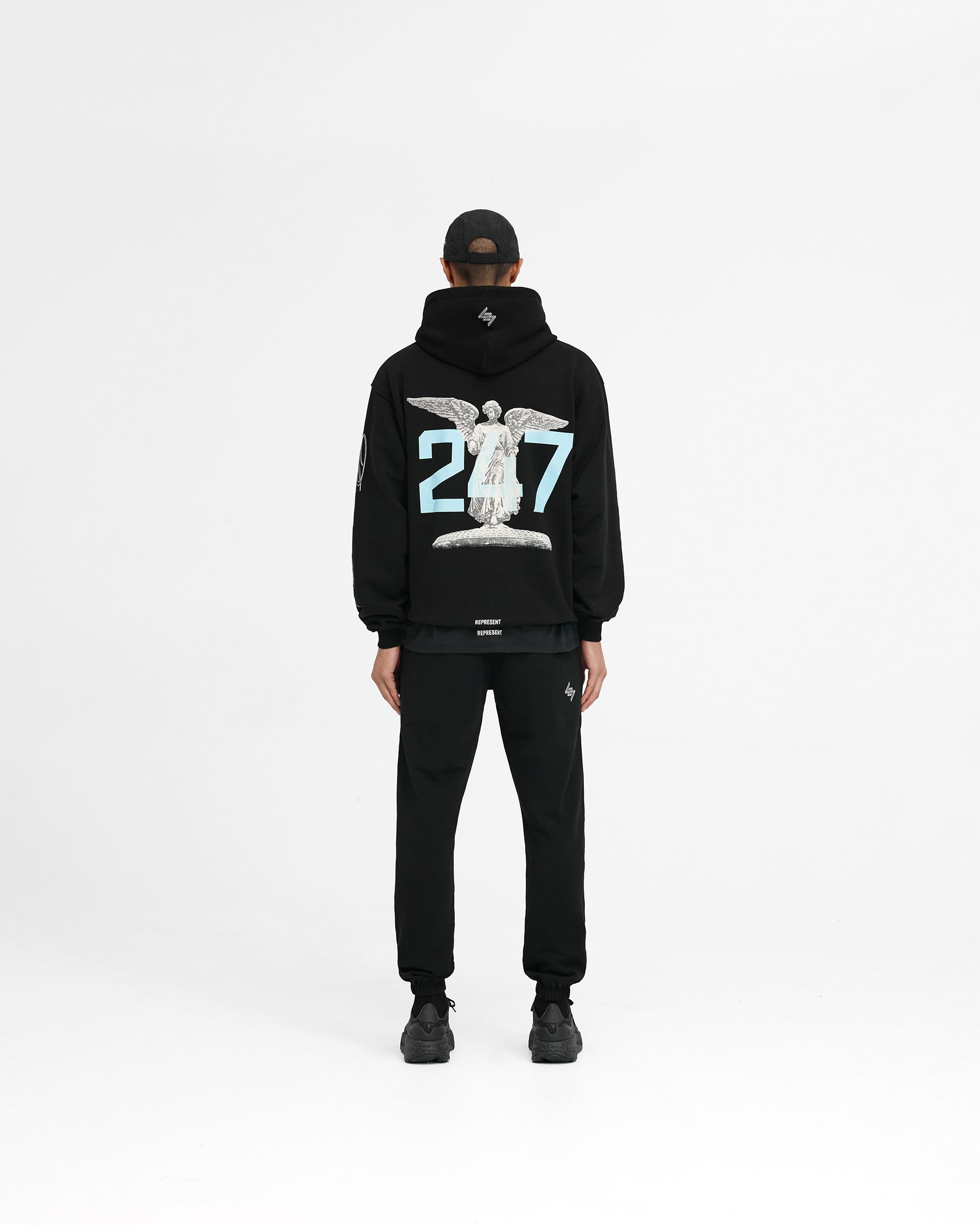 247 New York Hoodie - Black | Stylish & Comfortable Unisex Pullover for Casual Wear & Street Fashion