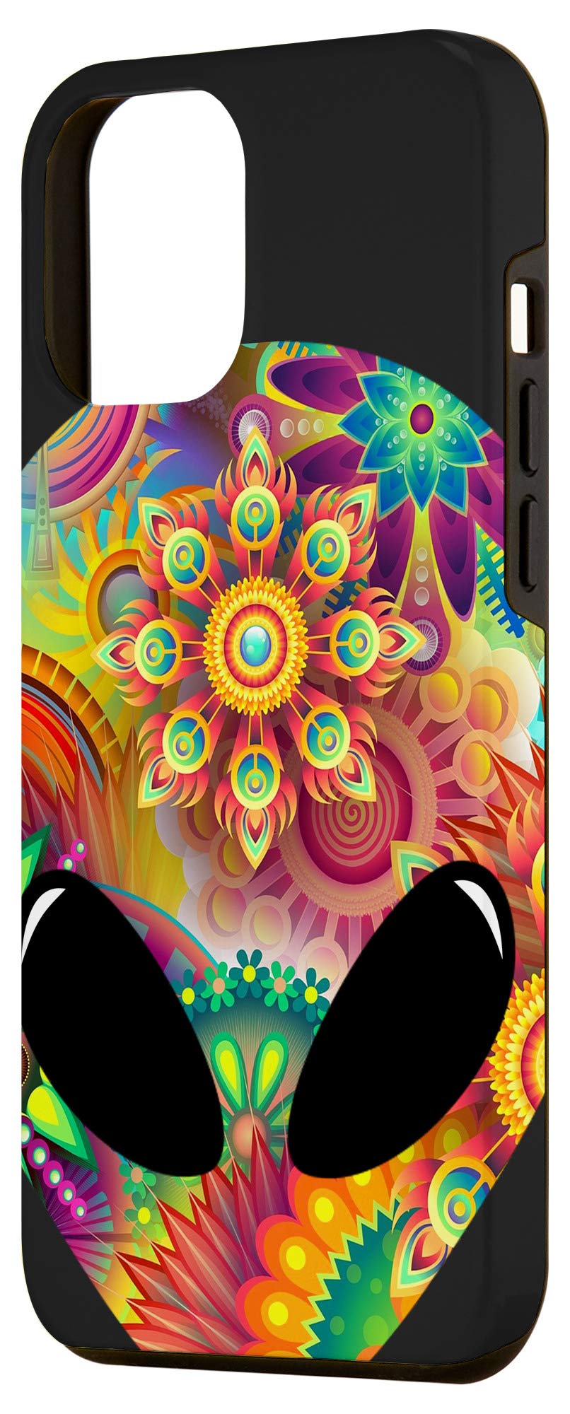 iPhone 12 Pro Max Alien Head Graphic Case - Premium Protective Phone Cover for Men & Women - Perfect for Daily Use, Travel & Gaming