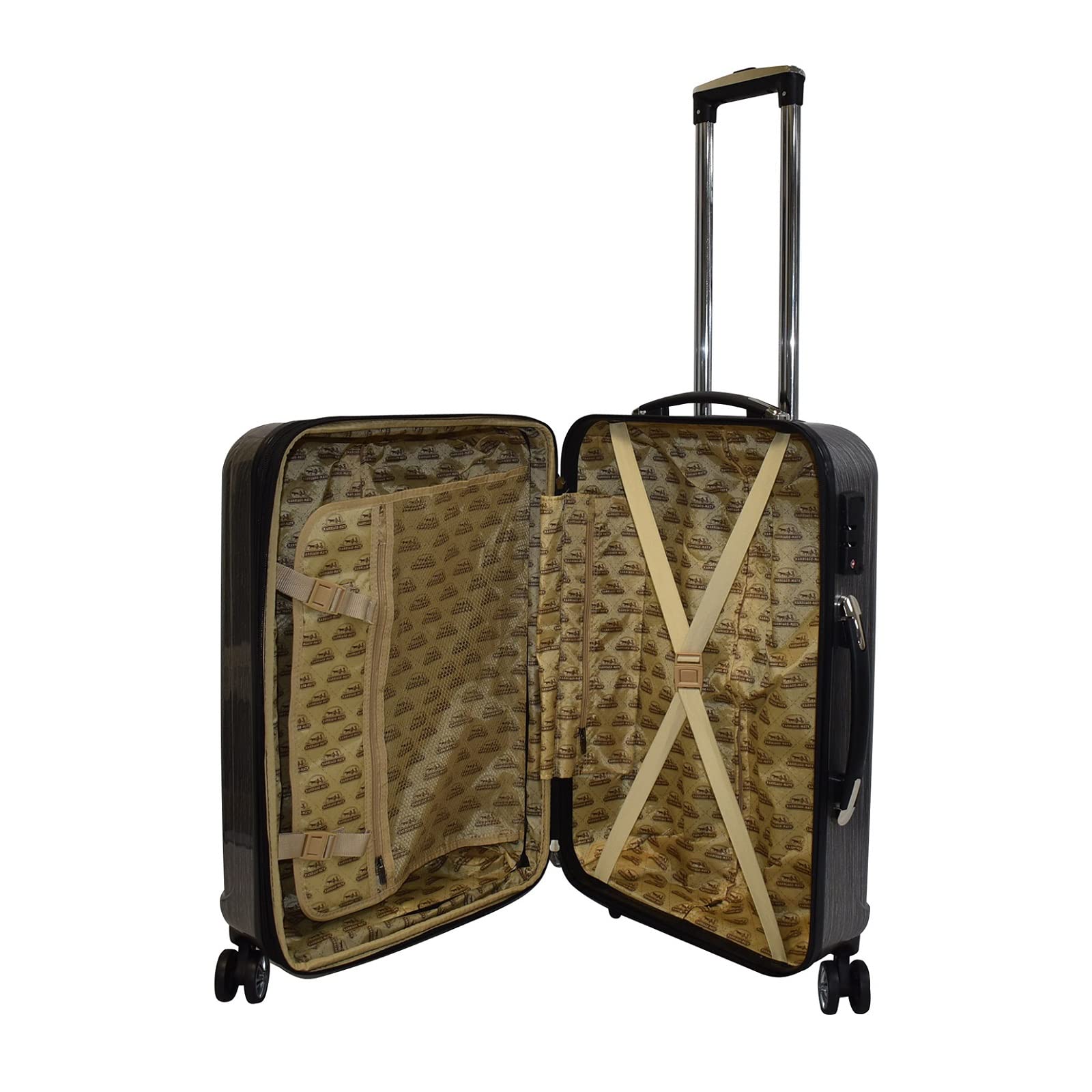 Premium Spinner Wheel Wine Luggage with TSA Lock & Expandable Storage - Silver | Perfect for Air Travel, Wine Tours & Gift Transport