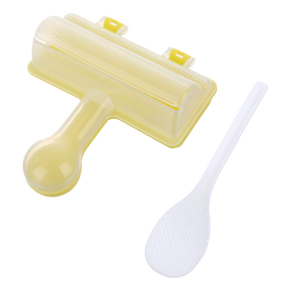 Premium Sushi Mold & Roller Set - Plastic Sushi Maker for Homemade Kimbap, Rice Rolls & Sushi - Easy DIY Sushi Making Tool for Home Chefs & Japanese Cuisine Lovers - Perfect for Parties, Meal Prep & Asian Cooking