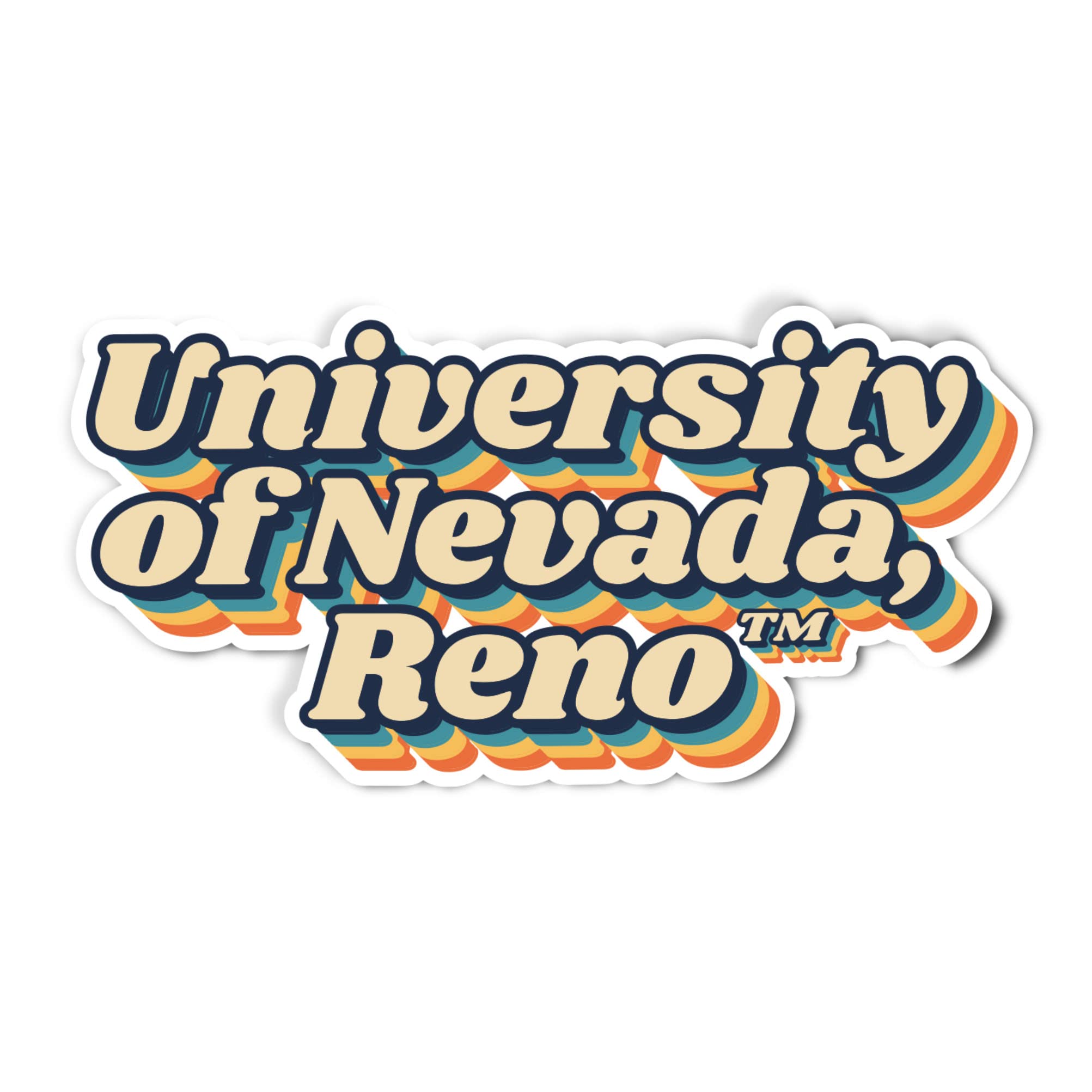 Vintage UNR Wolf Pack Vinyl Decal Sticker - Desert Cactus Design for Laptop, Water Bottle, Car & Scrapbook - University of Nevada Reno 70s Retro College Memorabilia | Perfect for Alumni Gifts, Dorm Decor & School Spirit Accessories