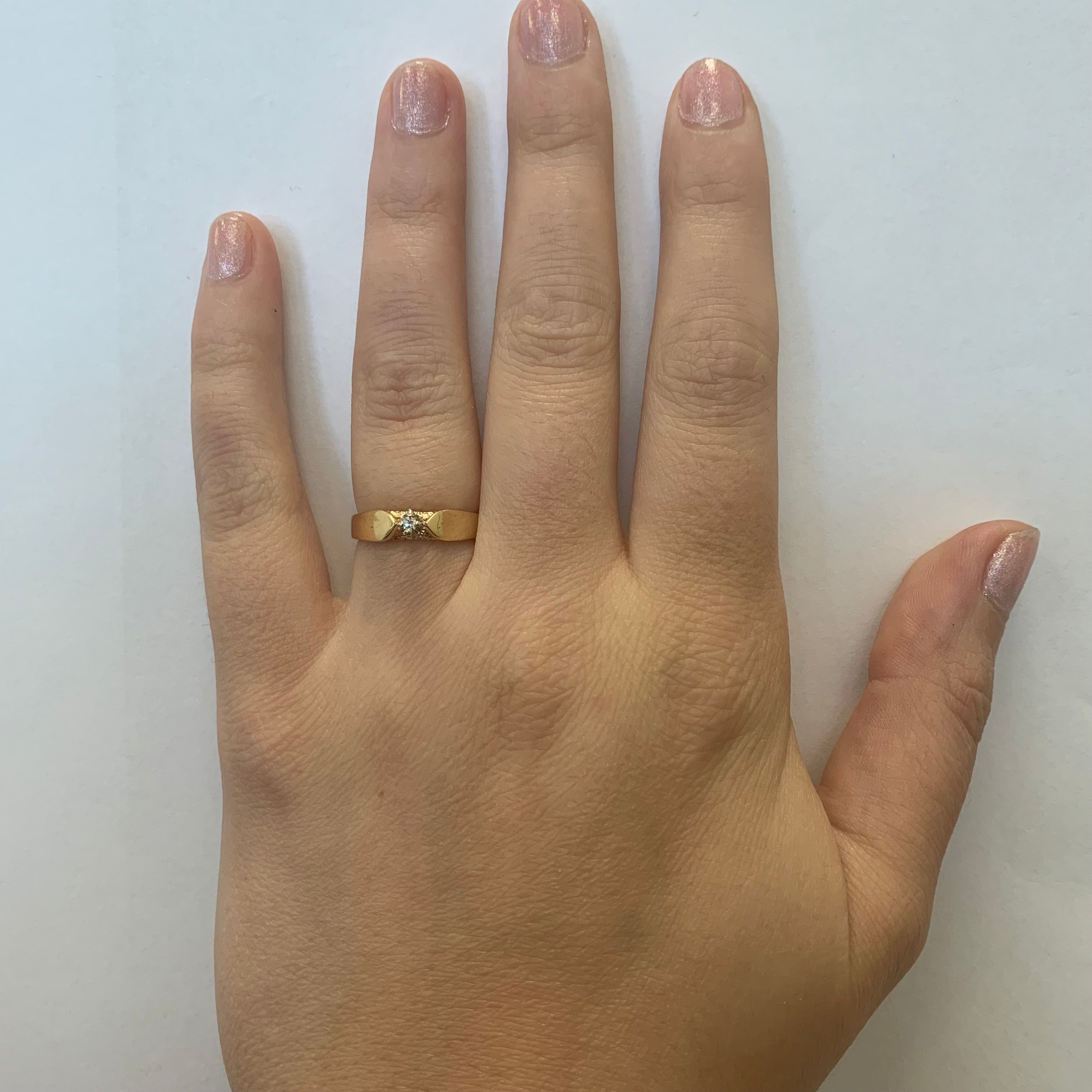 0.02ct Solitaire Diamond Ring - Size 5 | Classic Elegant Wedding & Engagement Ring for Women | Perfect for Proposals, Anniversaries & Special Occasions