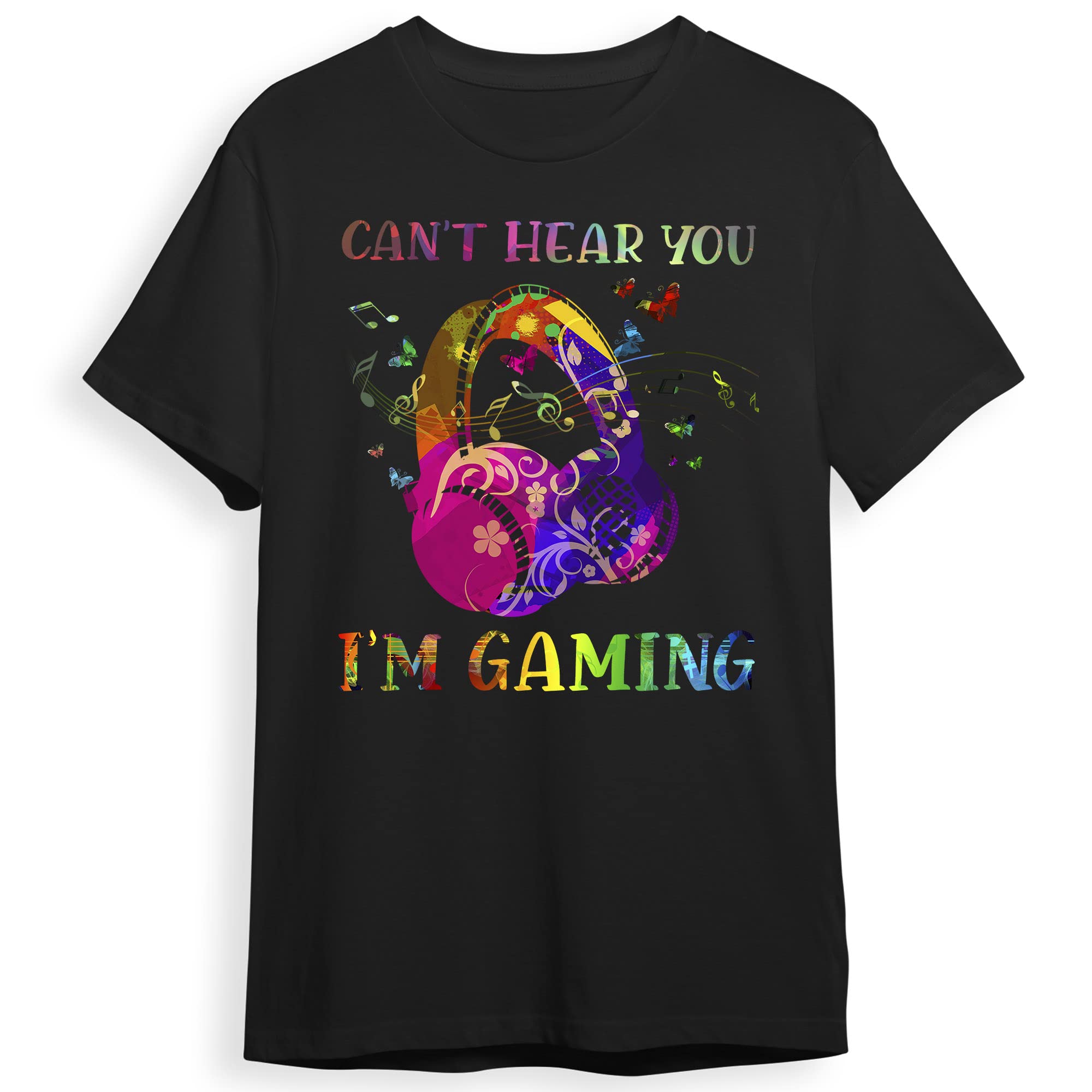 Funny Gaming T-Shirt - 'Headset Can't Hear You I'm Gaming' Graphic Tee for Men & Women | Perfect Gamer Gift & Casual Wear for Video Game Lovers