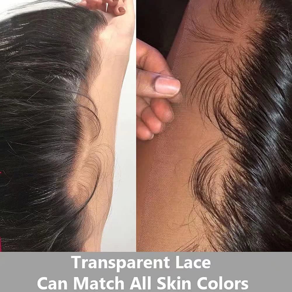 Brazilian Remy Human Hair Short Bob Wig - 16inch 180% Density 13x6 HD Transparent Lace Front Wig with Baby Hair (1B/27 Ombre Brown Honey Blonde) | Glueless & Pre-Plucked | Perfect for Daily Wear, Cosplay & Special Occasions