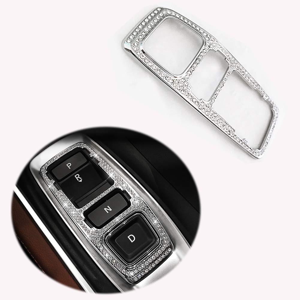 GeeGee 1pc Bling Crystal Rhinestone Car Shift Knob Cover Decoration - Compatible with Honda Accord 10th Gen Sedan - Interior Accessories for Stylish Car Customization & Personalization
