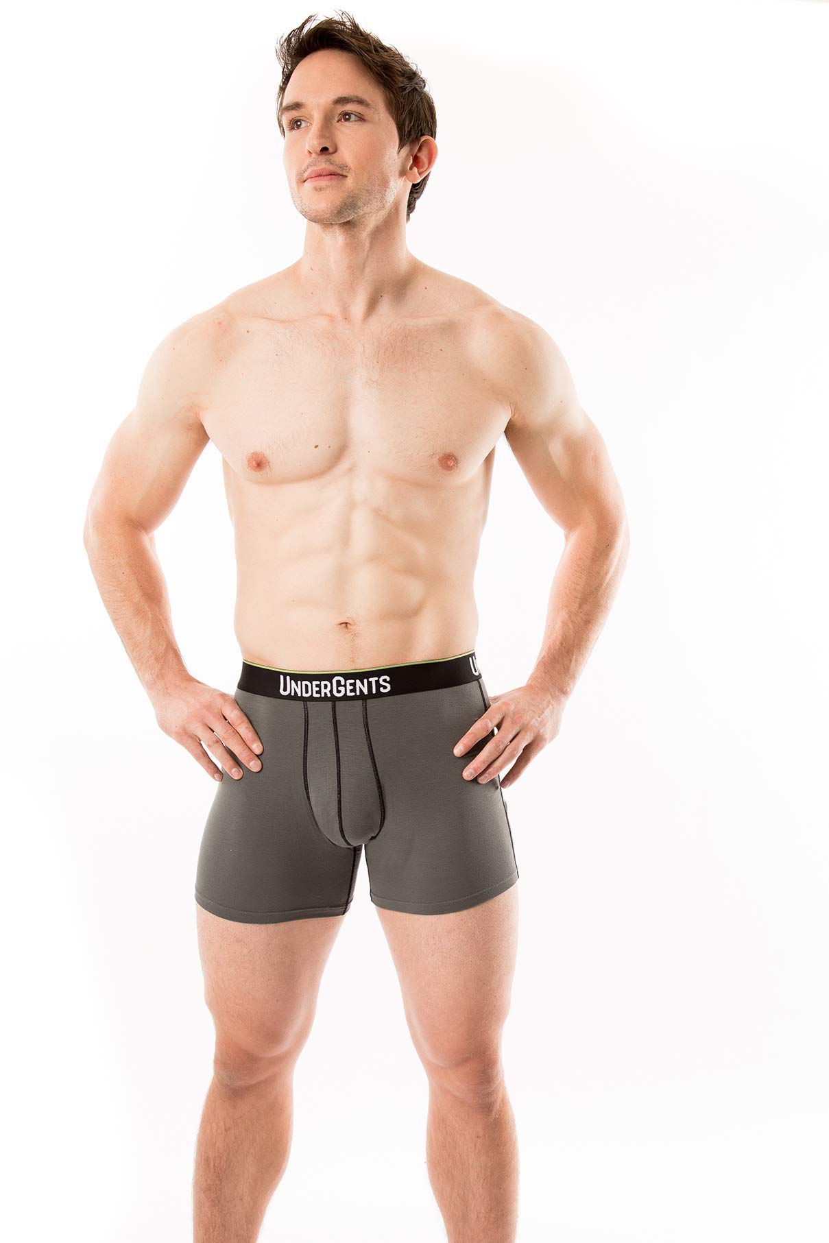 3 Pack Men's Boxer Brief Underwear - Soft, Breathable & Comfortable No Compression Underwear for Everyday Wear, Workout & Travel