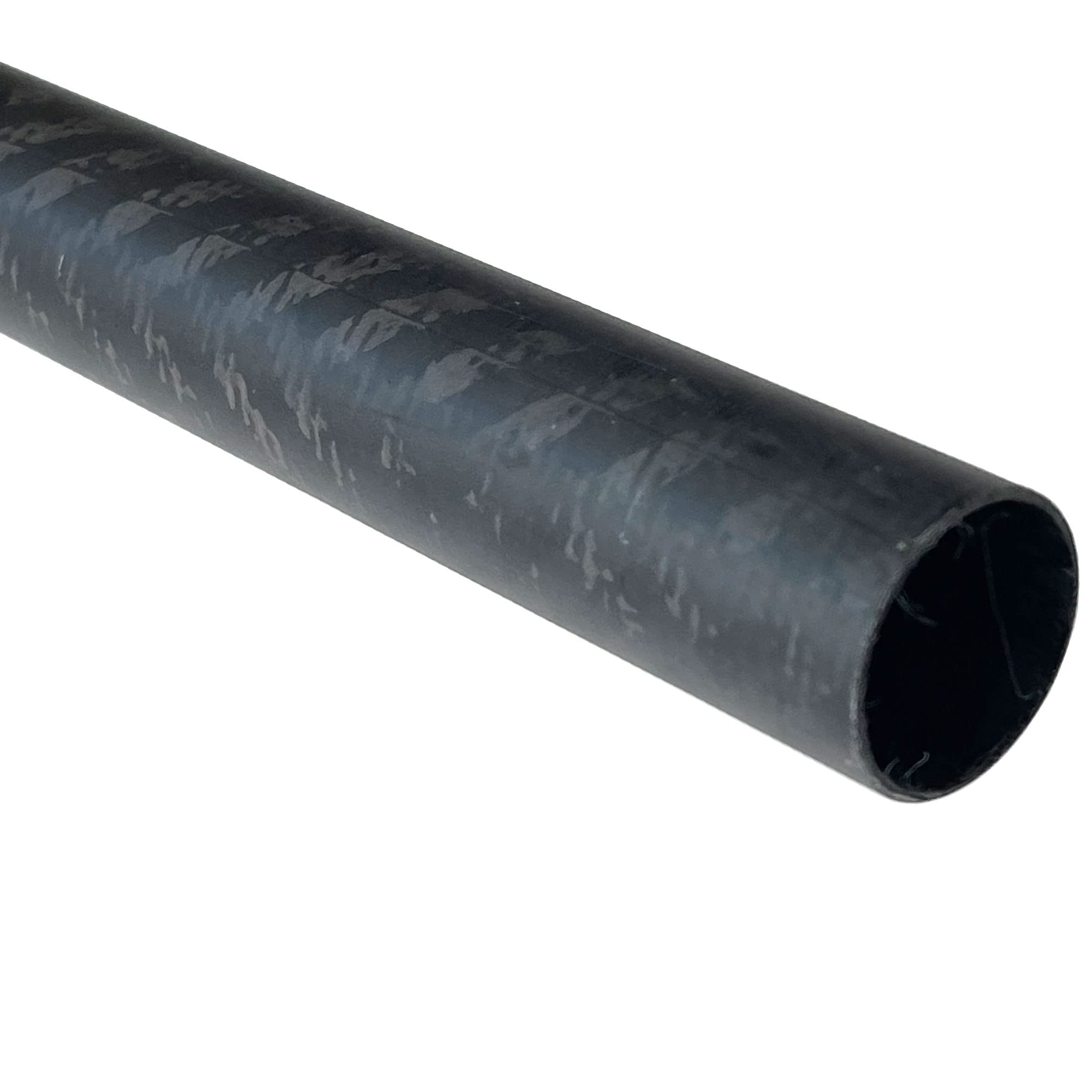 High-Strength Carbon Fiber Tube 20mm x 18mm x 1000mm - Pultruded Hollow Round Rods for RC Planes, Drones & DIY Projects - Matte Finish Lightweight Carbon Fibre Shafts (Charcoal Grey, Pack of 4) - Perfect for Aerospace Modeling, Drone Frames and Industrial Applications