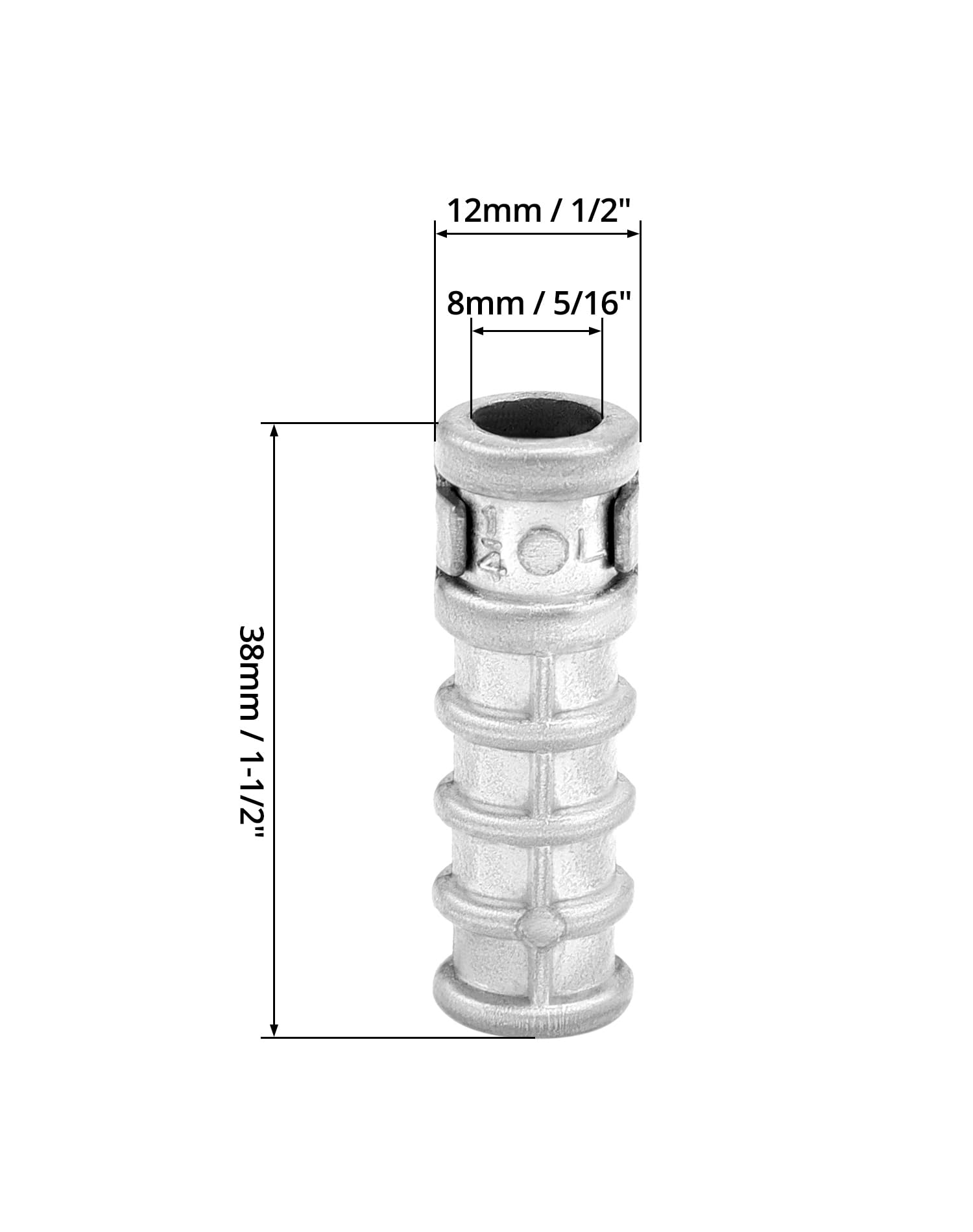 QWORK 50 Pcs 1/4 x 1-1/2