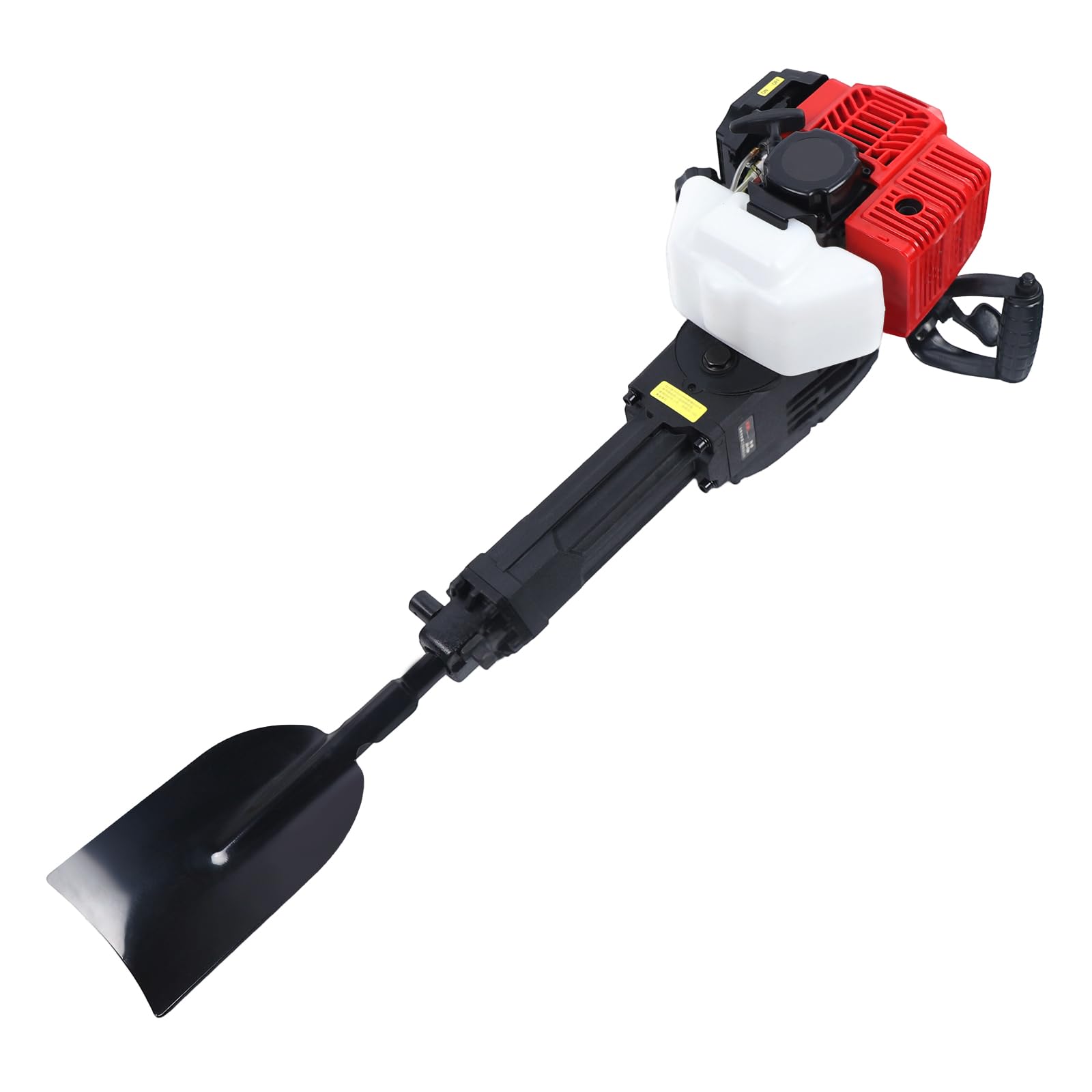 52CC 2-Stroke Gas Powered Handheld Trencher Digger Machine - Tree Planting Shovel & Rock Drilling Tool for Forestry, Vineyard Supports & Garden Work (Perfect for Landscaping, Farming & DIY Projects)