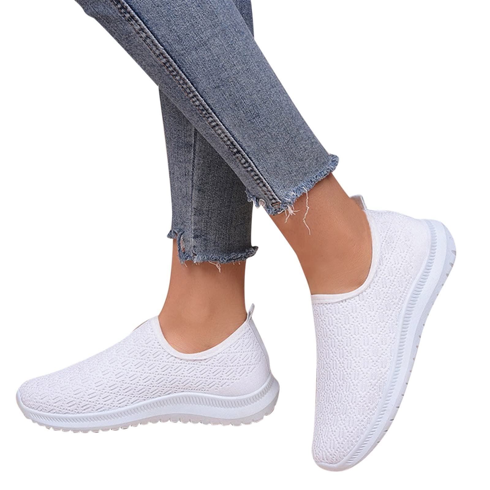 PATOPO Women's Walking Shoes - Breathable Flat Sneakers for Spring & Summer 2022 | Comfortable Casual Shoes for Walking, Travel & Everyday Wear