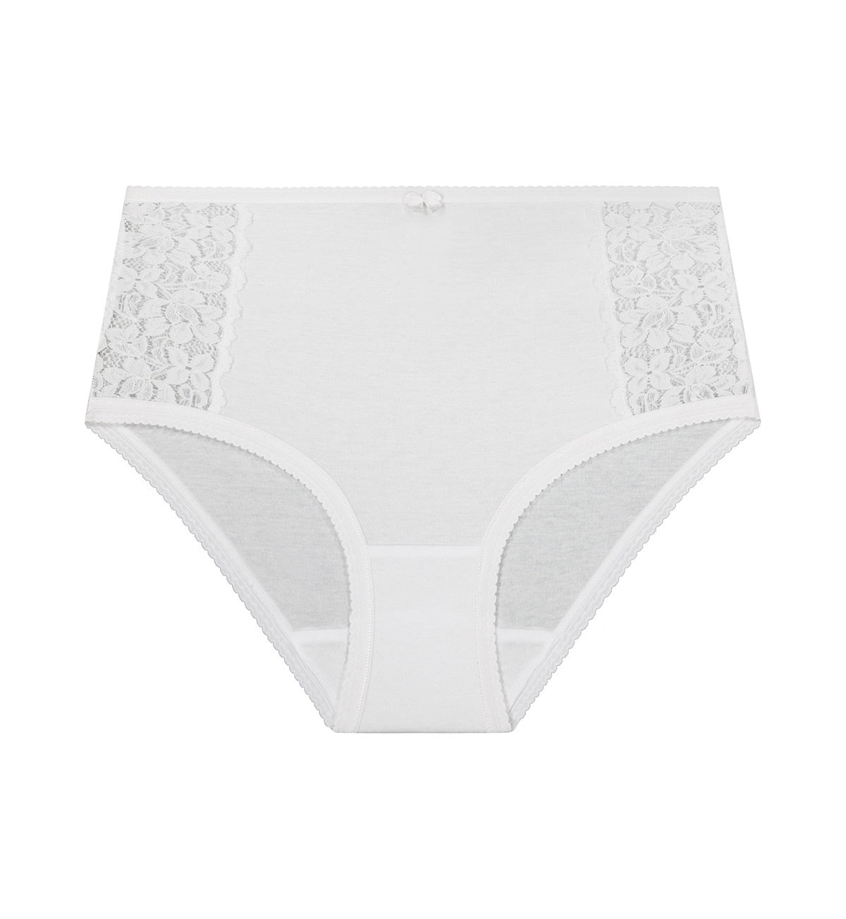 Soft Cotton & Lace Full Brief Underwear for Women - Comfortable Everyday Panties for Work, Sleep & Lounge Wear