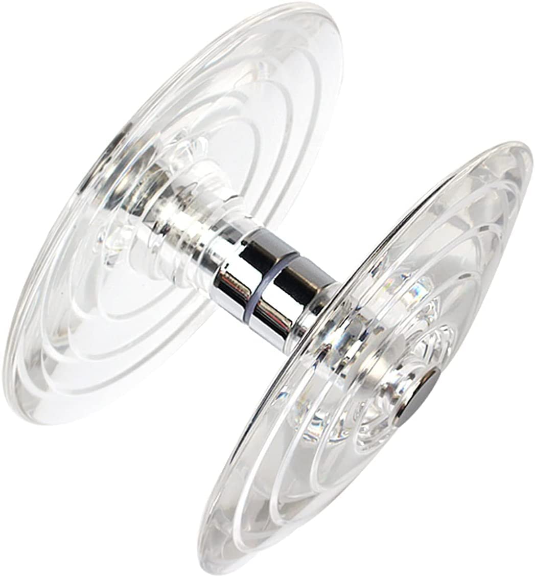 MIQXUAN Modern Acrylic Door Handle - Push Pull Barn Glass Door Knob, Crystal Shower & Bathroom Sliding Door Handle - Durable Interior Hardware for Home, Office & Commercial Use