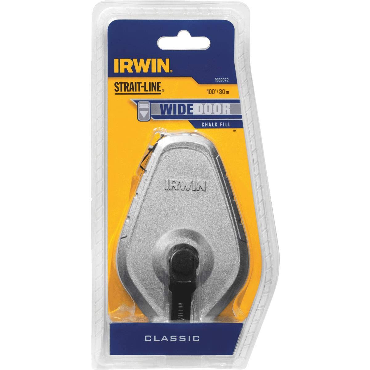 Strait-Line 64110 Professional Chalk Line Reel - High Precision Marking Tool for Construction, Carpentry, and DIY Projects