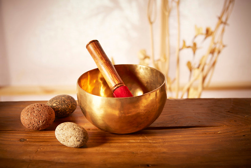Premium Singing Bowl for Meditation & Yoga - Large Size | Handcrafted Tibetan Sound Bowl for Relaxation, Stress Relief & Mindfulness Practice